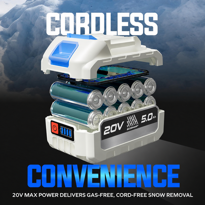 The Snowcore Blizzard — 20V Cordless Snow Shovel
