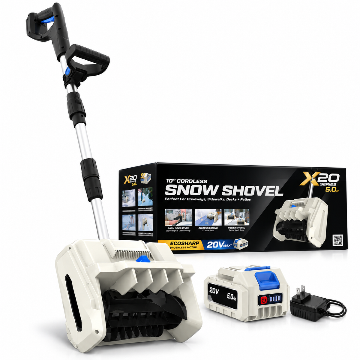 The Snowcore Blizzard — 20V Cordless Snow Shovel