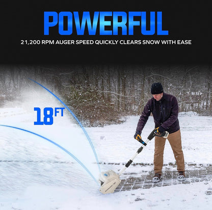 The Snowcore Blizzard — 20V Cordless Snow Shovel